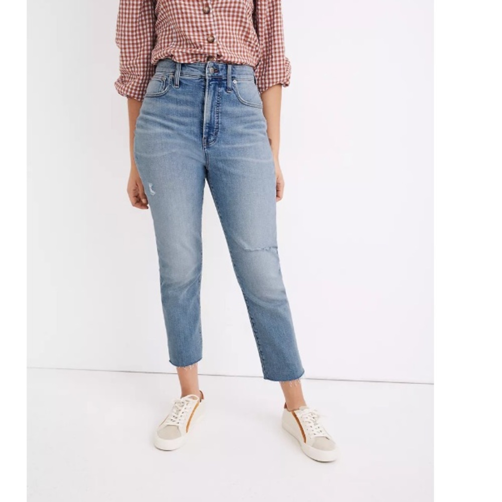 NWT The Petite Curvy Perfect Vintage Jean in Coffey Wash: Worn-In Edition